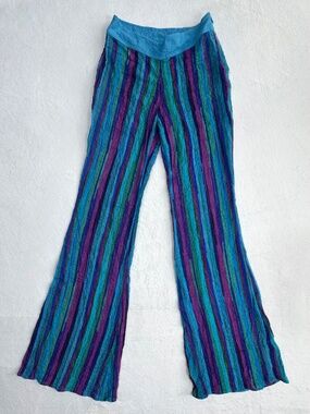 La Perla Free Spirit Multicoloured Stripe Flared Pants Women's Size 4